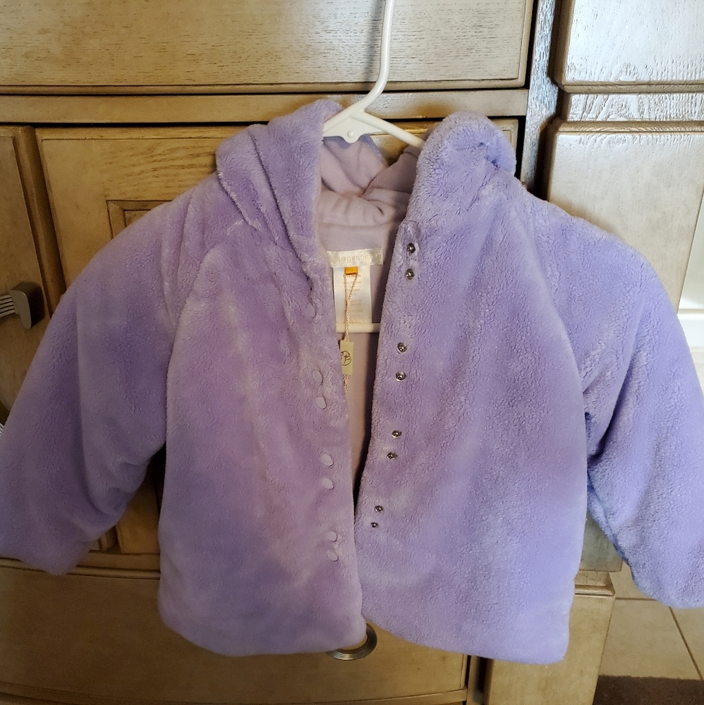 Anne Geddes lined faux fur coat